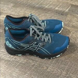 Asics Women's Athletic Shoes in Blue and Black